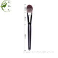 Black Wooden Handle Professional Foundation Makeup Brush